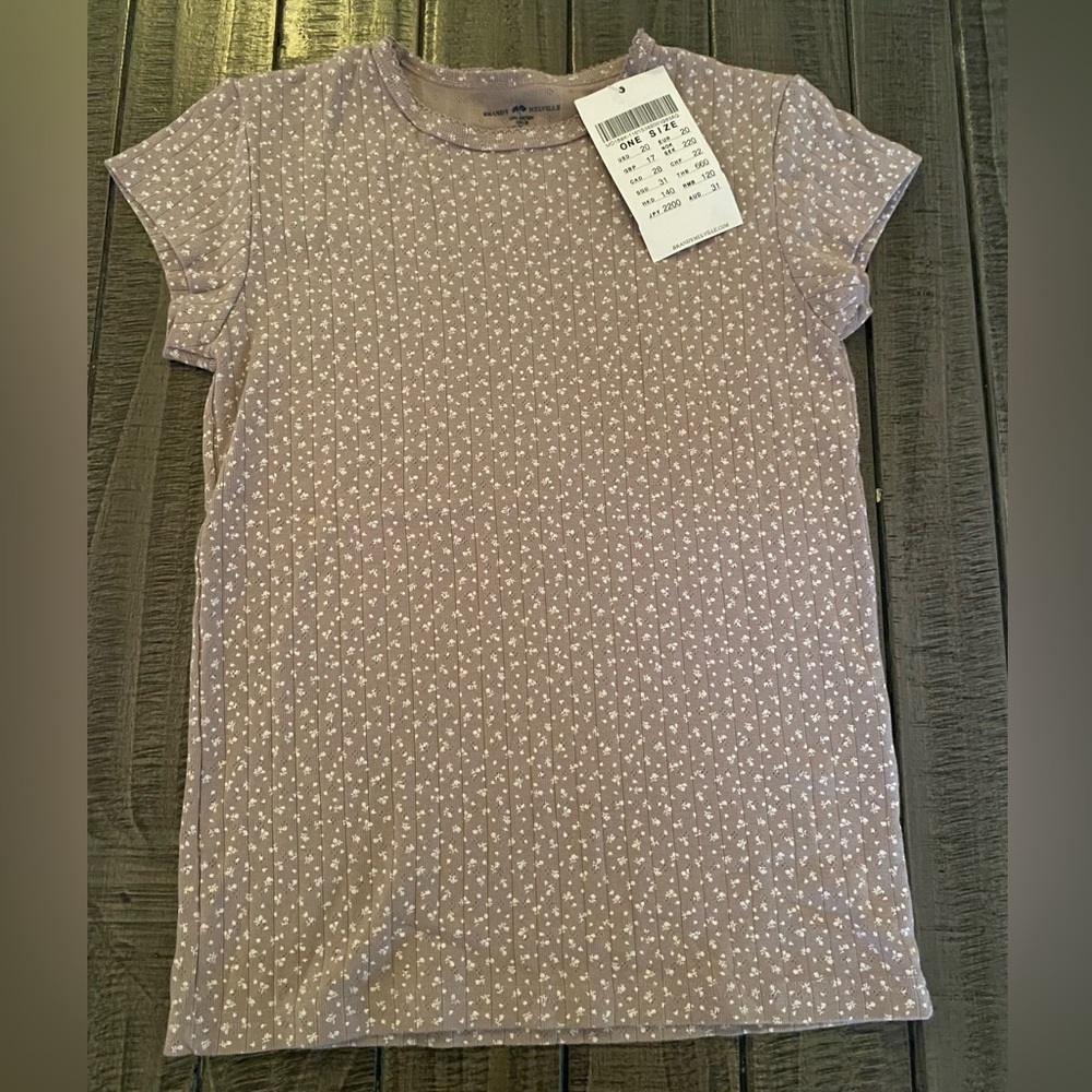 NWT Brandy Melville Floral Top